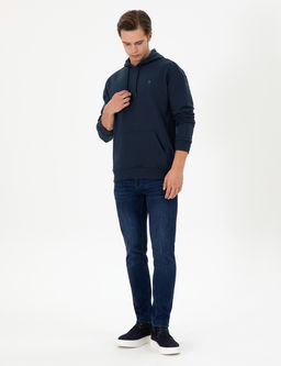 Мужской темно-синий базовый свитшот Неожиданная скидка в корзине - U.s. polo assn фото 4