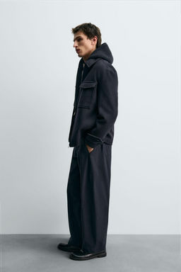 REGULAR FIT WOOL OVERSHIRT