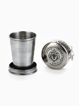 Фляжка со складной стопкой в чехле «Лев», 240 мл, 75 мл