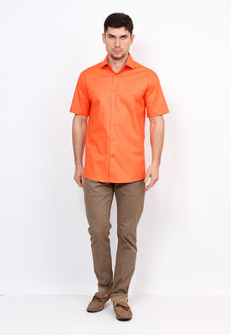 Сорочка мужская короткий рукав GREG Gb610/107/Z/1 STRETCH  фото 10