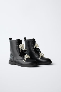 ANKLE BOOTS WITH BOW DETAIL - Zara фото 2
