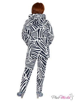 Парка с капюшоном Модель №929 размеры 44-84 - Plusmoda фото 8