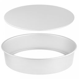 Форма для выпечки алюминиевая "Мастер" д36см, h8,5см, s1мм, съемное дно д34см, загнутый край (Китай)