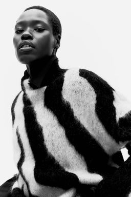 Jersey en mezcla de mohair con cuello perkins - H&m фото 4