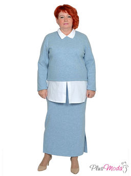 Юбка Модель №1747 размеры 44-84 - Plusmoda фото 3