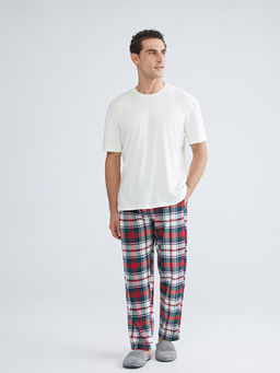 Standart Kal?p Ekose Erkek Pijama Alt