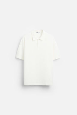 TEXTURED POLO SHIRT - Zara фото 35