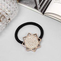 Цена за 6 шт. Резинка для волос «Бьорг», геометрия, 5 см