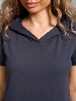 970 Платье-мантия "Серый"