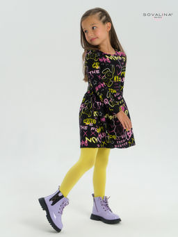 Платье Эля неоновые мишки - Sovalina фото 32