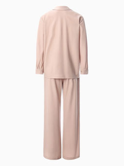 Костюм женский: рубашка, брюки, топ, KAFTAN Base, размер 48, пудровый