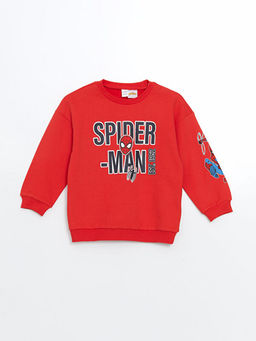 Spider-Man Bask?l? Erkek ?ocuk Sweatshirt ve E?ofman Alt 2li