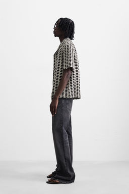 CONTRAST JACQUARD SHIRT - Zara фото 11
