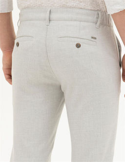 Gri Slim Fit Kanvas Pantolon - Pierre cardin фото 7