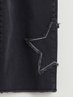 Wideleg K?z ?ocuk Jean Pantolon