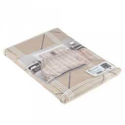 Пододеяльник 1,5 спальный "Миллер" 145х215см, бязь "Комфорт" 121г/м2, хлопок 100%, упаковка "эконом" ПВХ 28х41см, "Домашняя мода" (Россия)