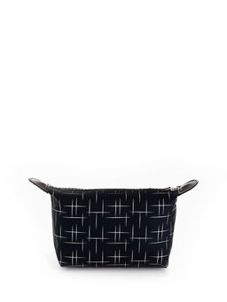 Цена за 2 шт. Косметичка простая на молнии, с принтом, тёмно-синяя