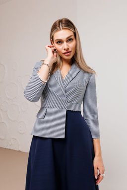 Платье AmberA 1034L синий  фото 5