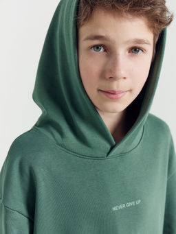 Комплект для мальчиков (анорак, брюки) зеленый с печатью - Mark formelle фото 8