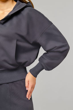 Арт. 2539   Костюм женский с брюками 42-48 (4 шт) Цвет:графит