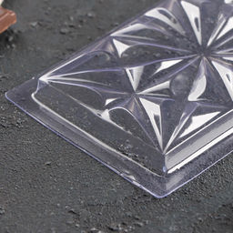 Цена за 2 шт. Форма для шоколада Цветы, пластик, 20.5?10.5?1.5 см, прозрачная - Simaland фото 2