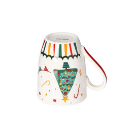 Кружка фарфоровая в подарочной упаковке Доляна Новый год. Ёлочка, 350 мл, цвет белый  фото 3