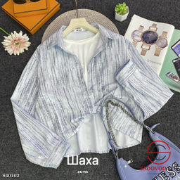 Рубашка женская с топиком