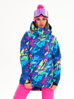 Женская горнолыжная сноубордическая куртка Alpha Endless Ultra Chaleur SNB 423/316_8 Разноцветный  фото 7