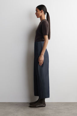 PANTAL?N VAQUERO CROPPED BARREL LEG SIN TRATAR - H&m фото 5