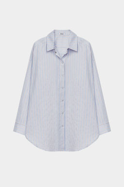 Рубашка оверсайз со стразами - Mollis фото 5