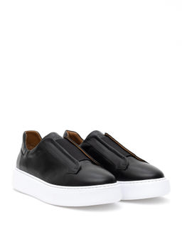 Siyah %100 Deri Sneaker