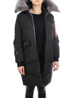 CU-19056 BLACK Пальто женское зимнее CUTEELF (200 гр. холлофайбера) - Fashion фото 7