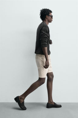 BERMUDA DENIM REGULAR FIT / Crudo - Zara фото 6