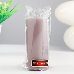 Цена за 2 шт. Свеча-цилиндр, 4×12 см, 15 ч, дымка