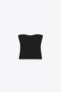 POLYAMIDE BANDEAU TOP - Zara фото 6