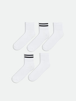 ?izgili Erkek Bambu Soket ?orap 5li