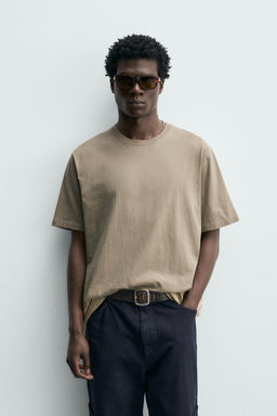 CAMISETA REGULAR FIT LIGHTWEIGHT ORIGINS / Beige vigor?