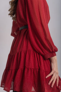 Платье Трэвис (рубиновый) - Nadi bordo фото 8