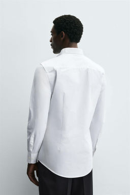 TUXEDO-STYLE COLLAR SHIRT - Zara фото 3