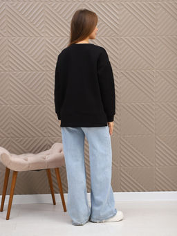 Свитшот женский Флёр черный