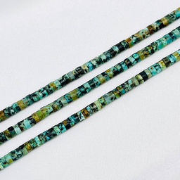 Бусины для украшений из Хризоколлы 38 см