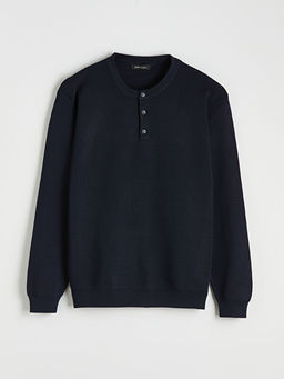 Bisiklet Yaka Erkek Triko Kazak