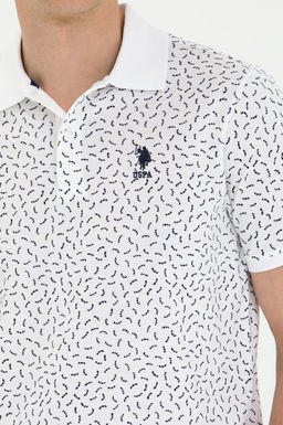 Мужская темно-синяя футболка с воротником-поло - U.s. polo assn фото 7