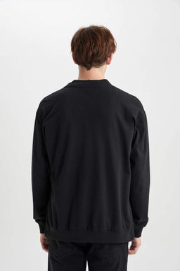 Кардиган-бомбер стандартного кроя с воротником-бомбером - Defacto фото 6