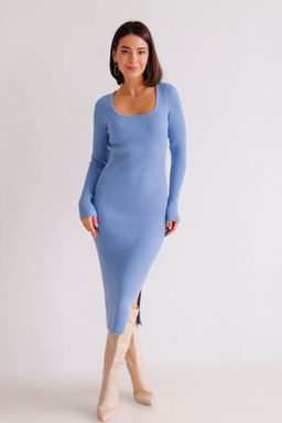 Martichelli Платье-лапша голубое фото 2