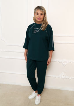 Костюм Женский стиль петроль