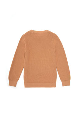 Базовый свитер светло-коричневого цвета для девочек Неожиданная скидка в корзине - U.s. polo assn фото 2