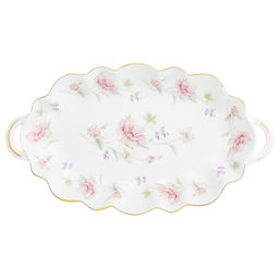 Блюдо для нарезки 26*14,5*2,5 см "Диана", фарфор, NEW BONE CHINA