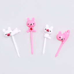 Шпажки Зайки, набор 8 шт