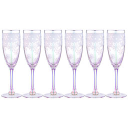 НАБОР БОКАЛОВ ИЗ 2 ШТ. НОВЫЙ ГОД.СНЕЖИНКИ 170 МЛ